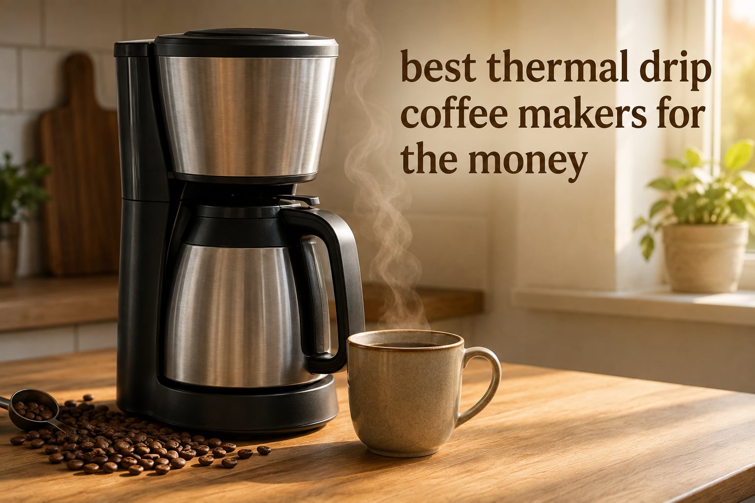 best thermal drip coffee makers for the money