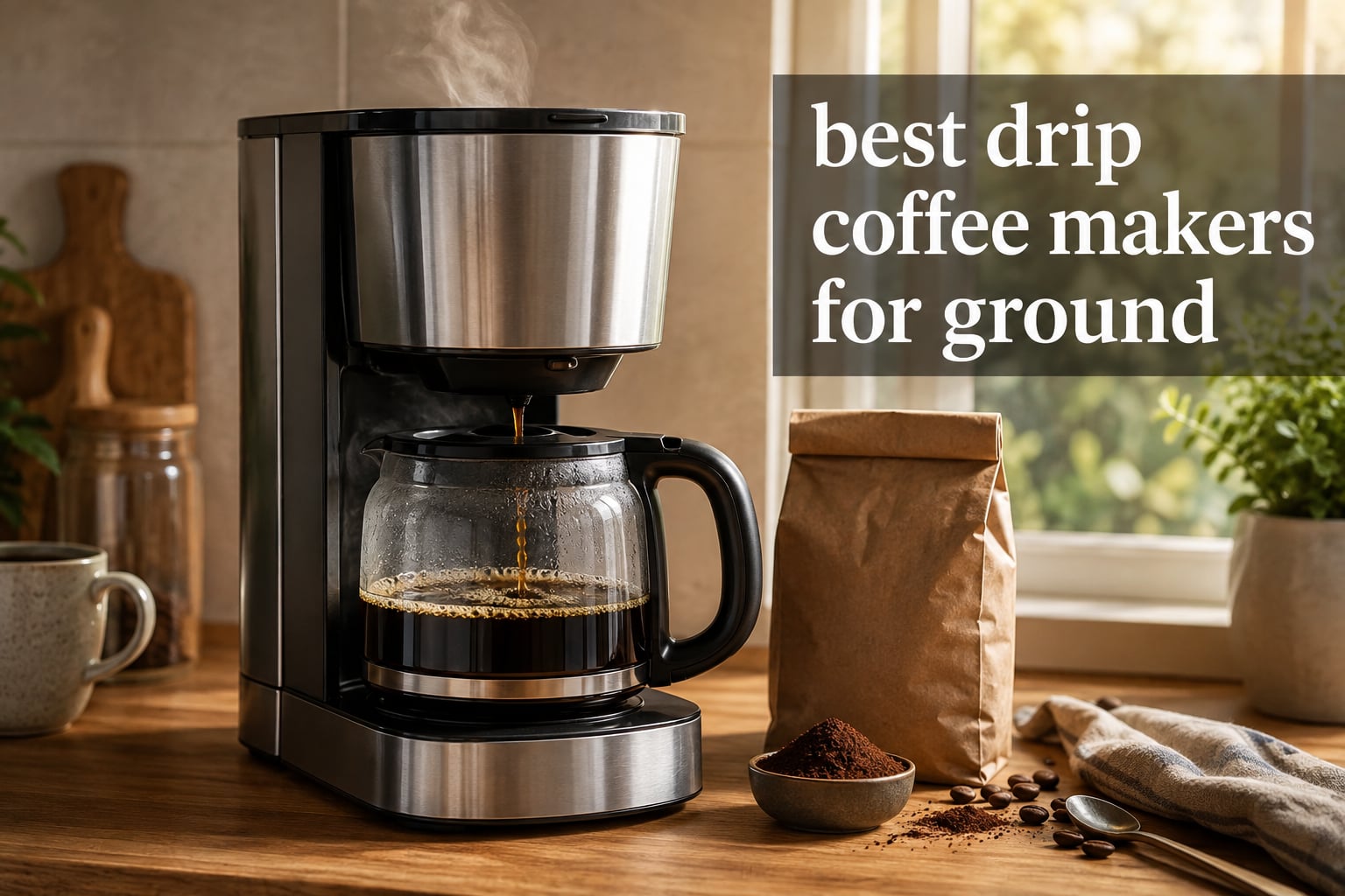 best drip coffee makers for ground