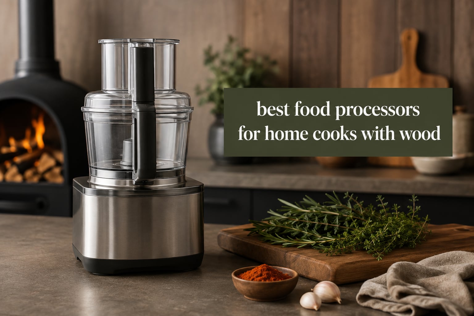 best food processors for home cooks with wood