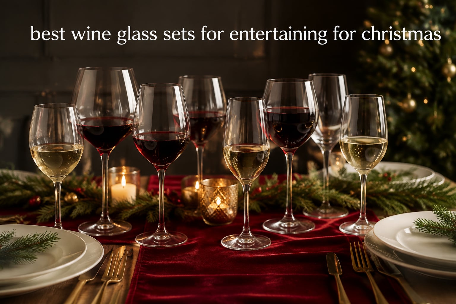 best wine glass sets for entertaining for christmas