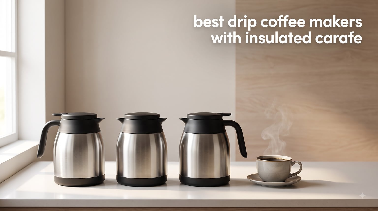 best drip coffee makers with insulated carafe
