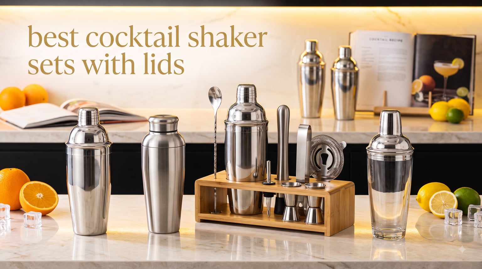 best cocktail shaker sets with lids