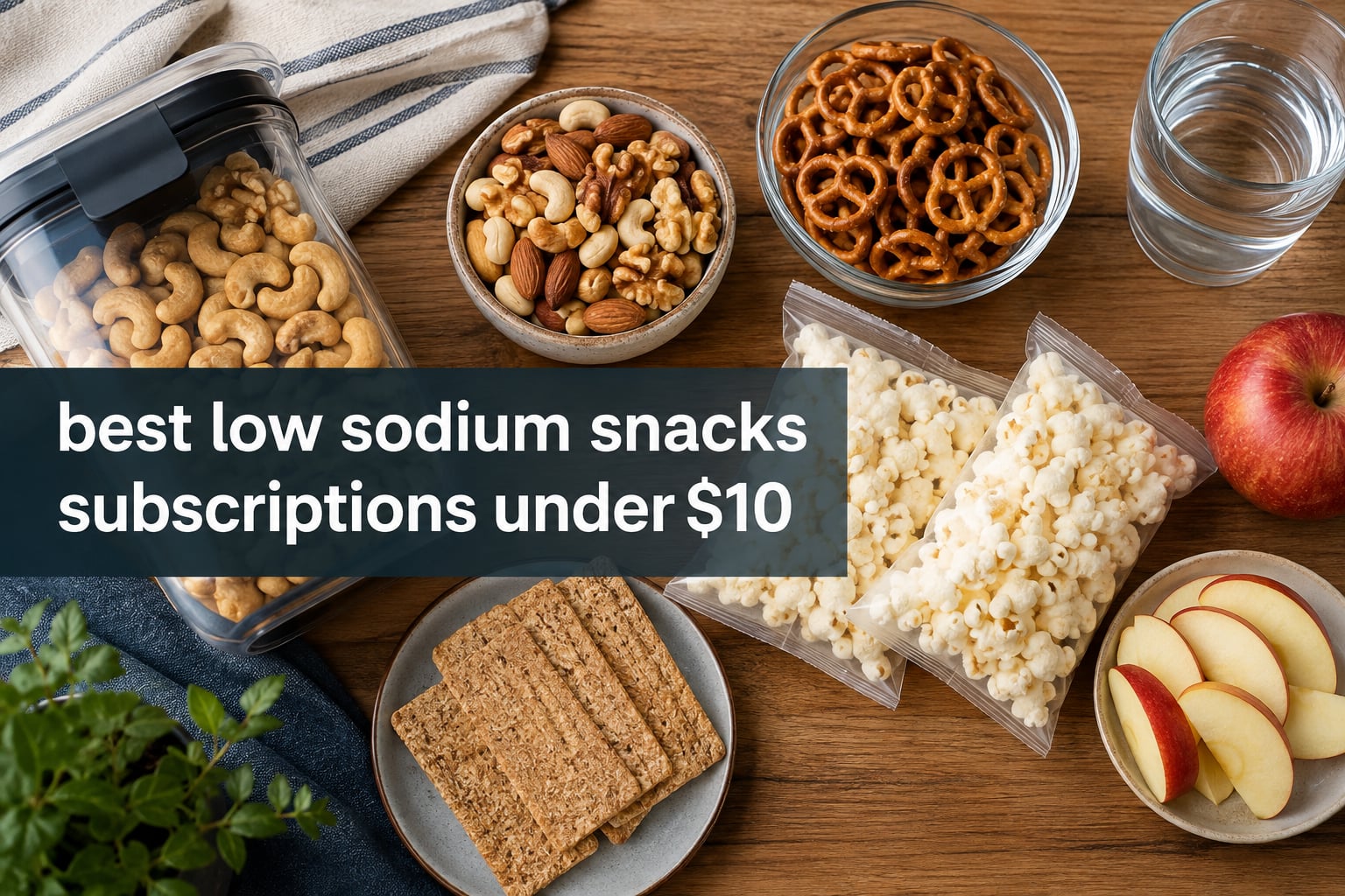 best low sodium snacks subscriptions under $10