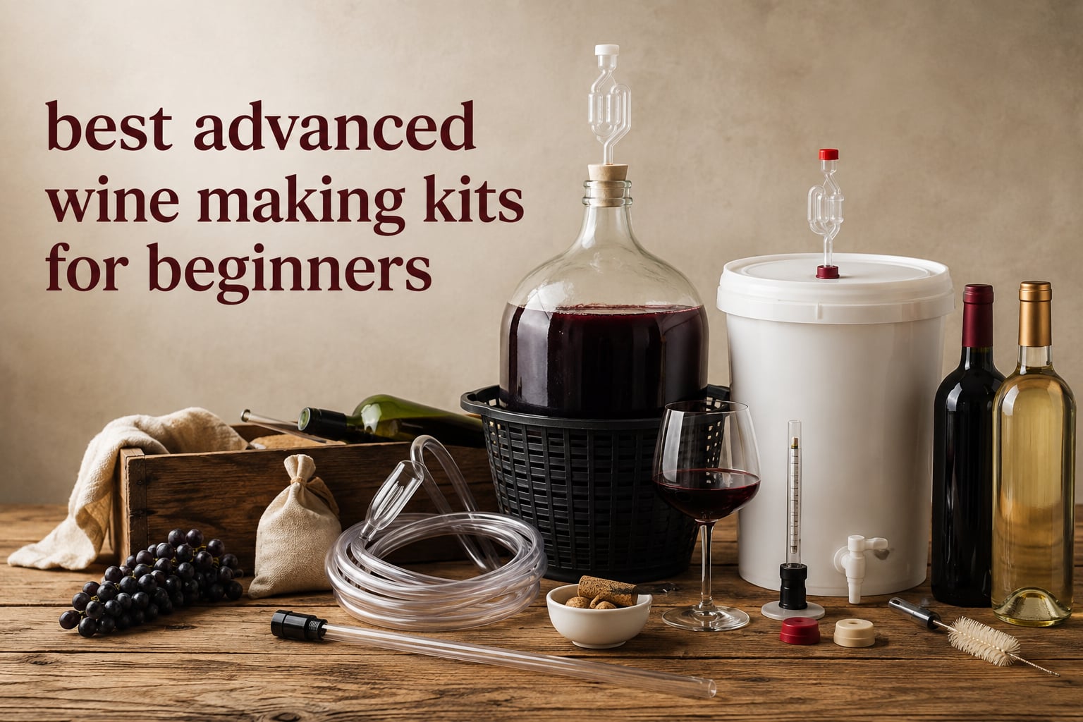 best advanced wine making kits for beginners