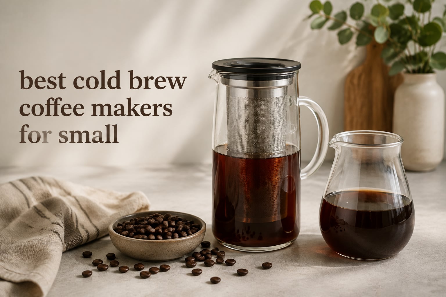 best cold brew coffee makers for small