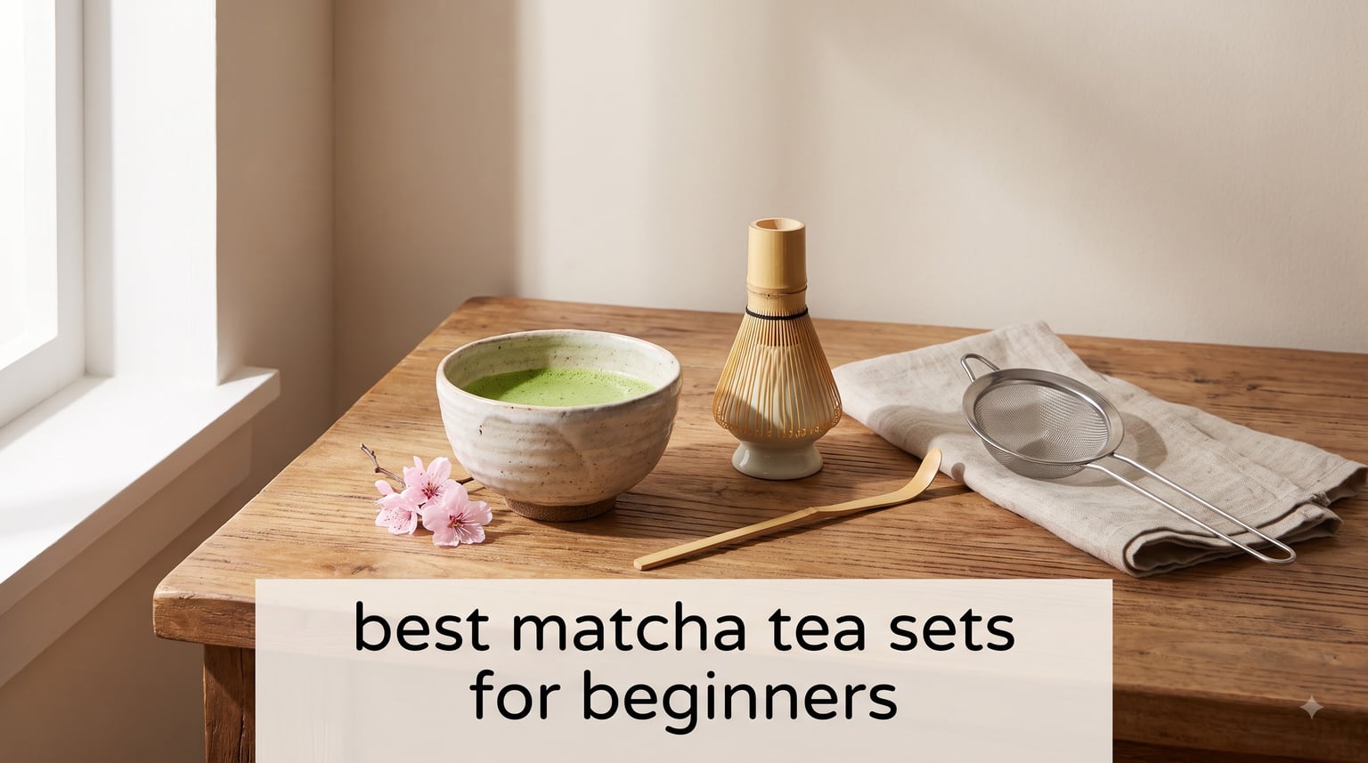 best matcha tea sets for beginners
