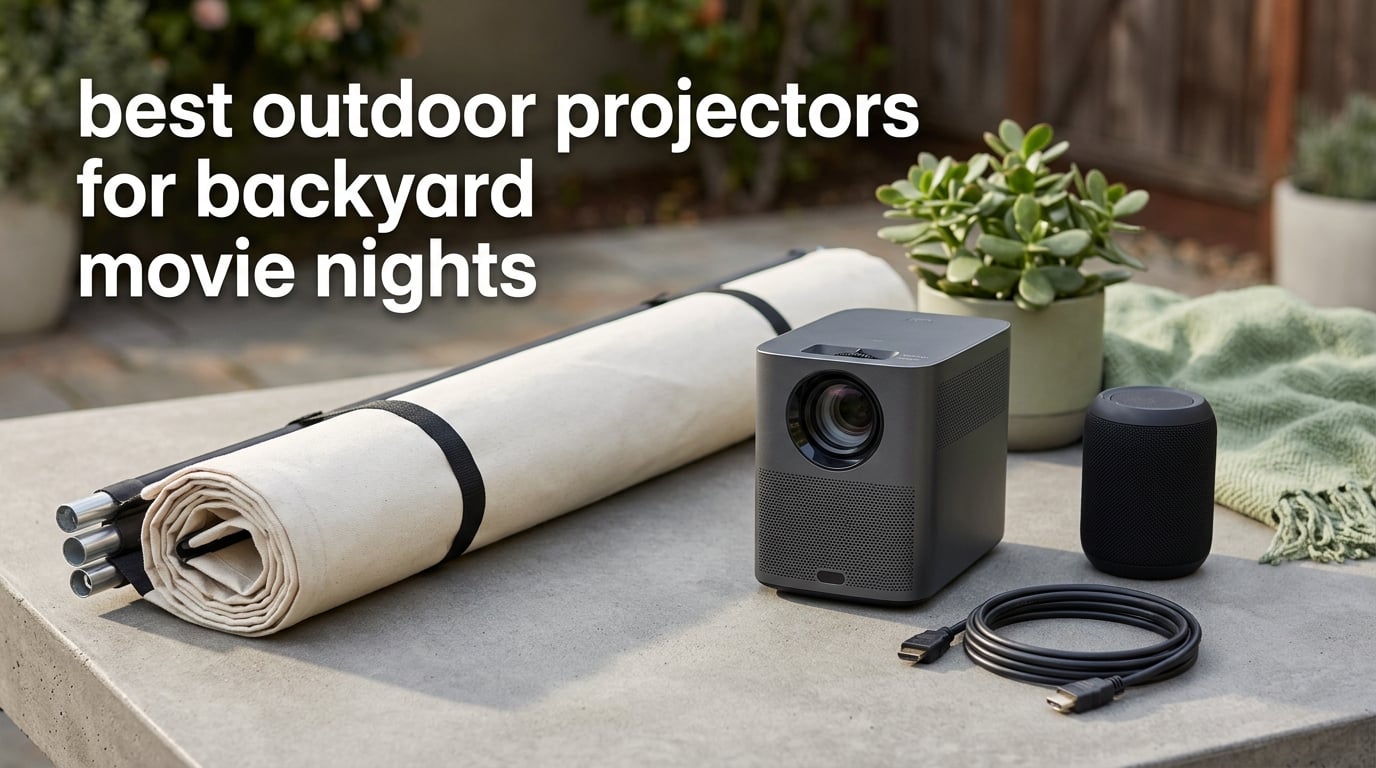 best outdoor projectors for backyard movie nights