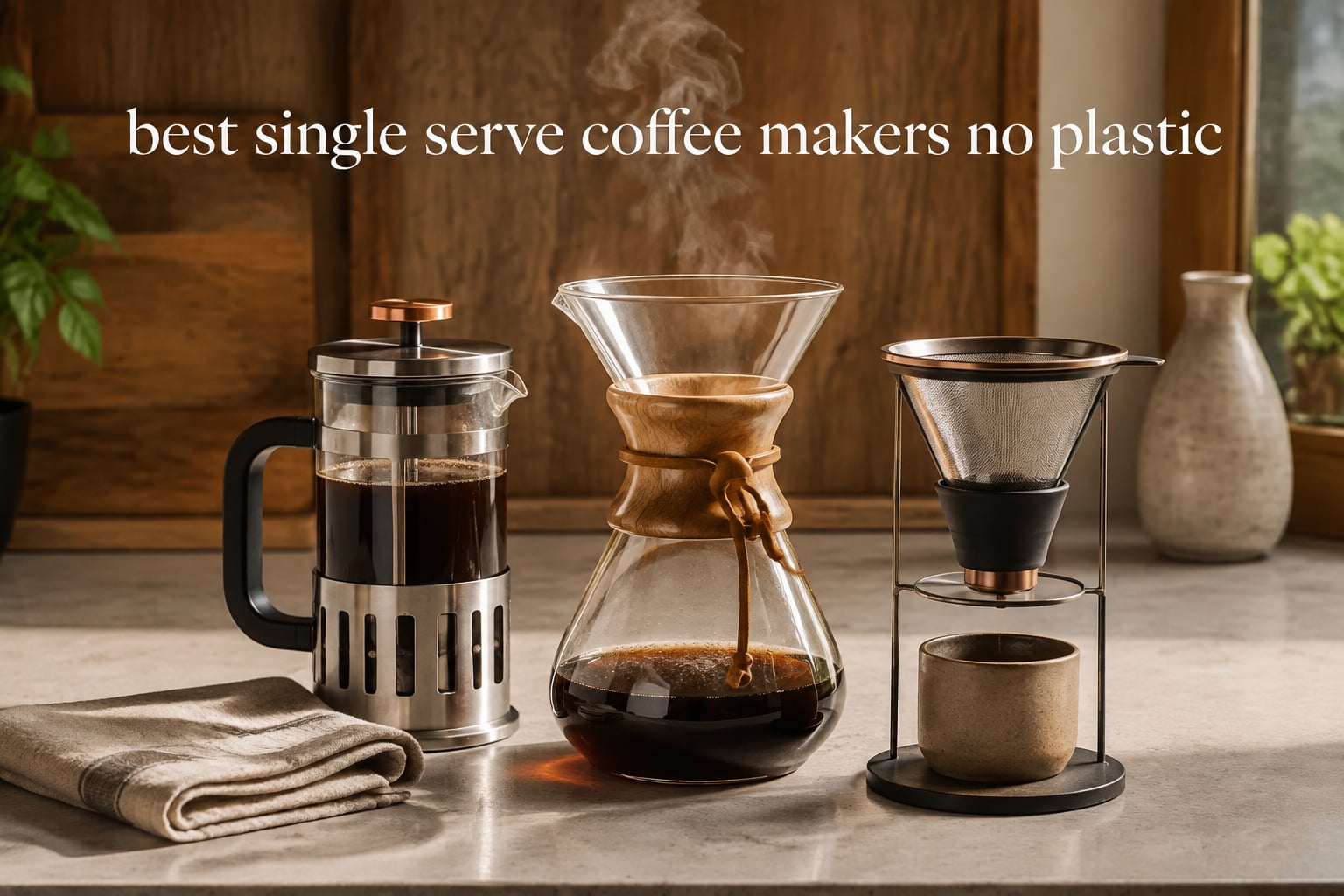 best single serve coffee makers no plastic