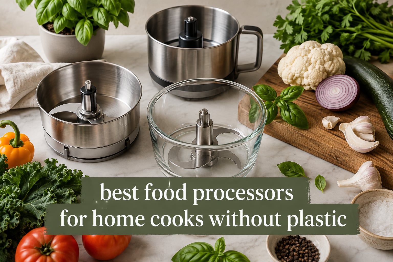 best food processors for home cooks without plastic