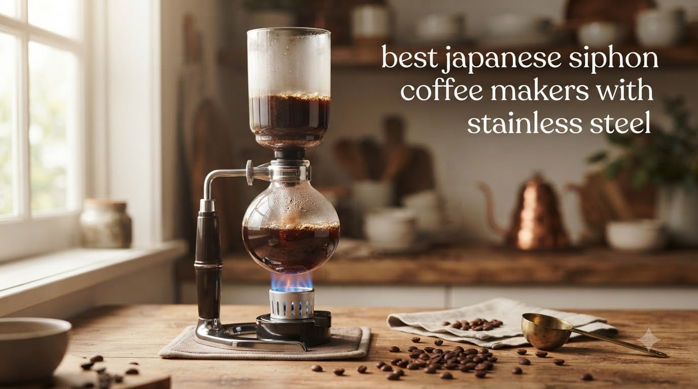 best japanese siphon coffee makers with stainless steel