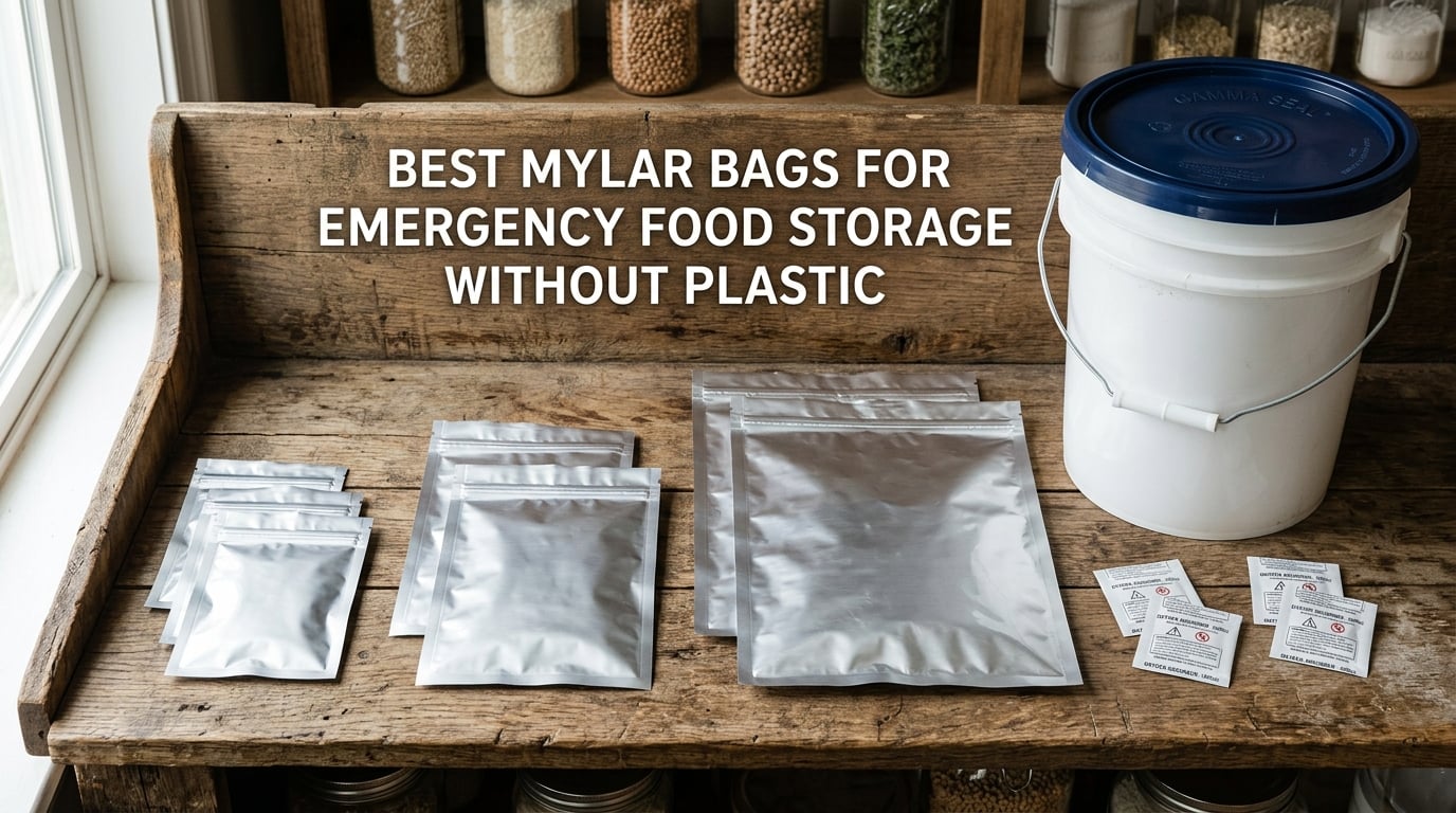 best mylar bags for emergency food storage without plastic