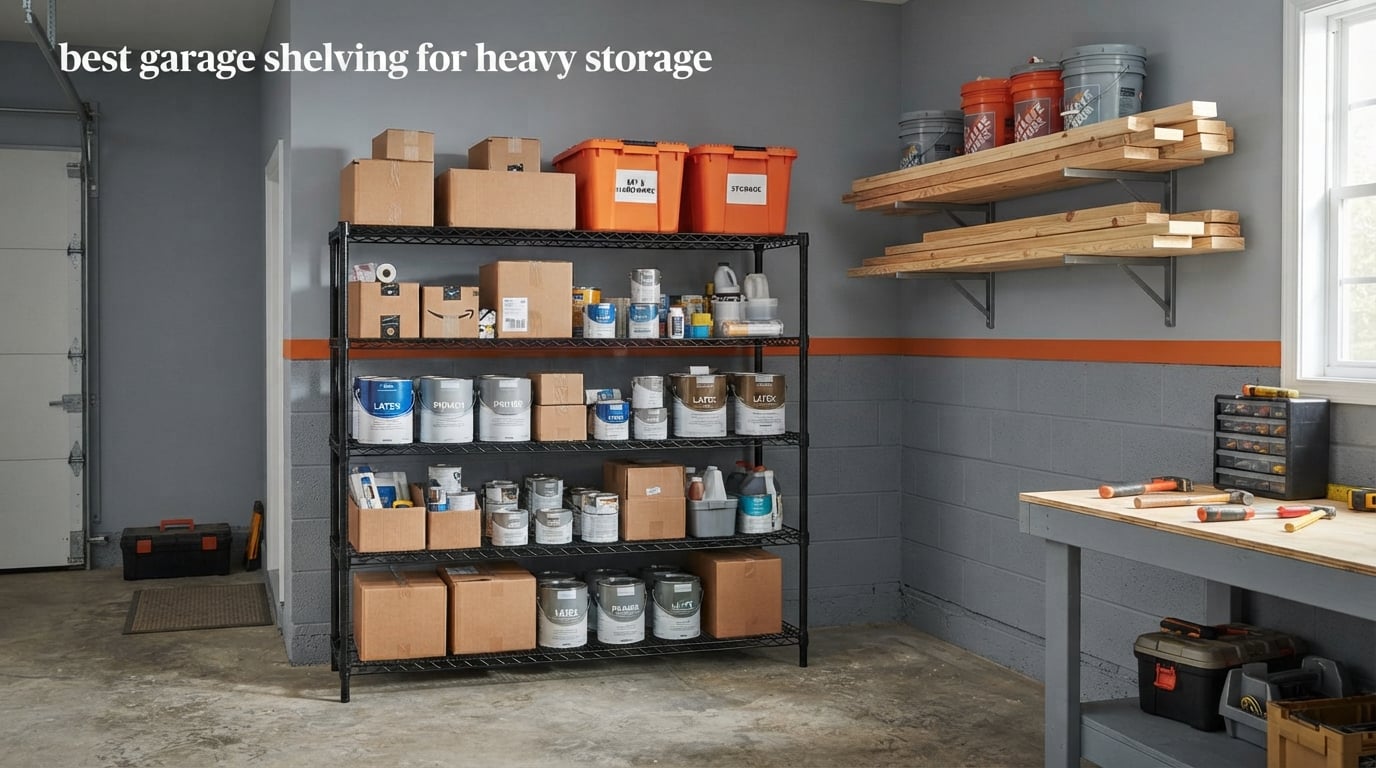 best garage shelving for heavy storage