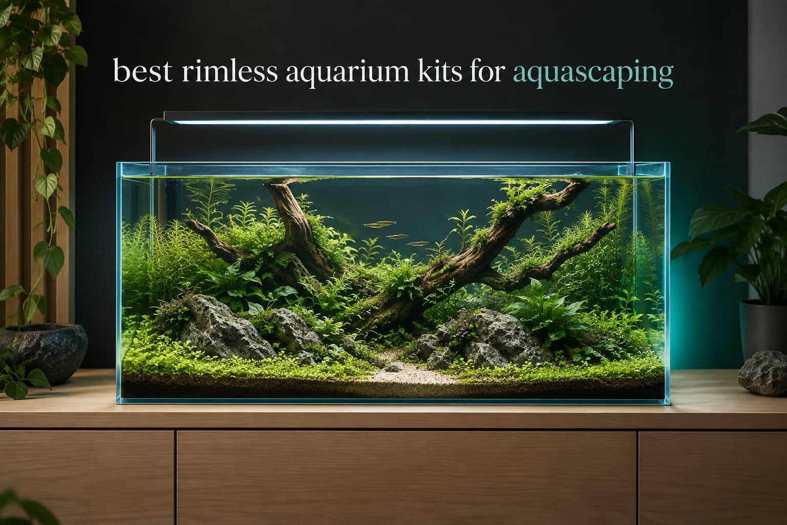 best rimless aquarium kits for aquascaping