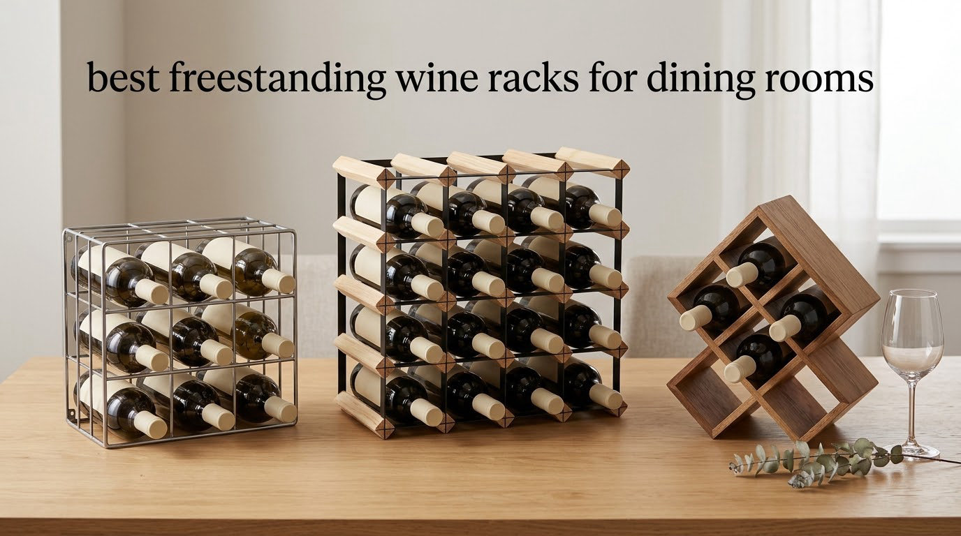 best freestanding wine racks for dining rooms