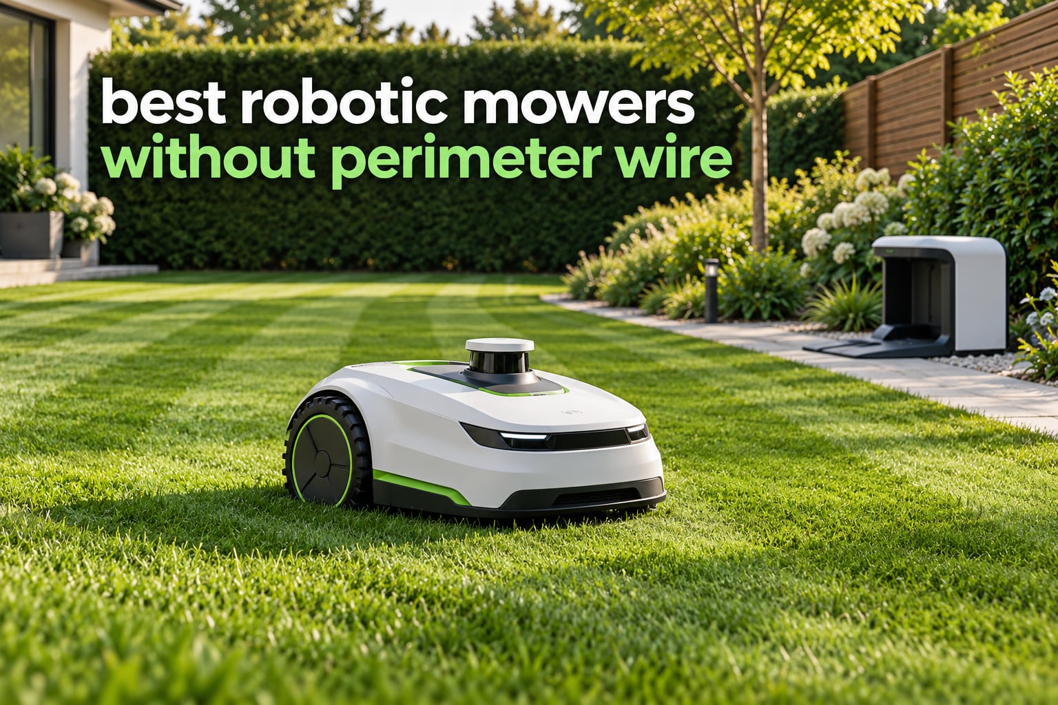 best robotic mowers without perimeter wire