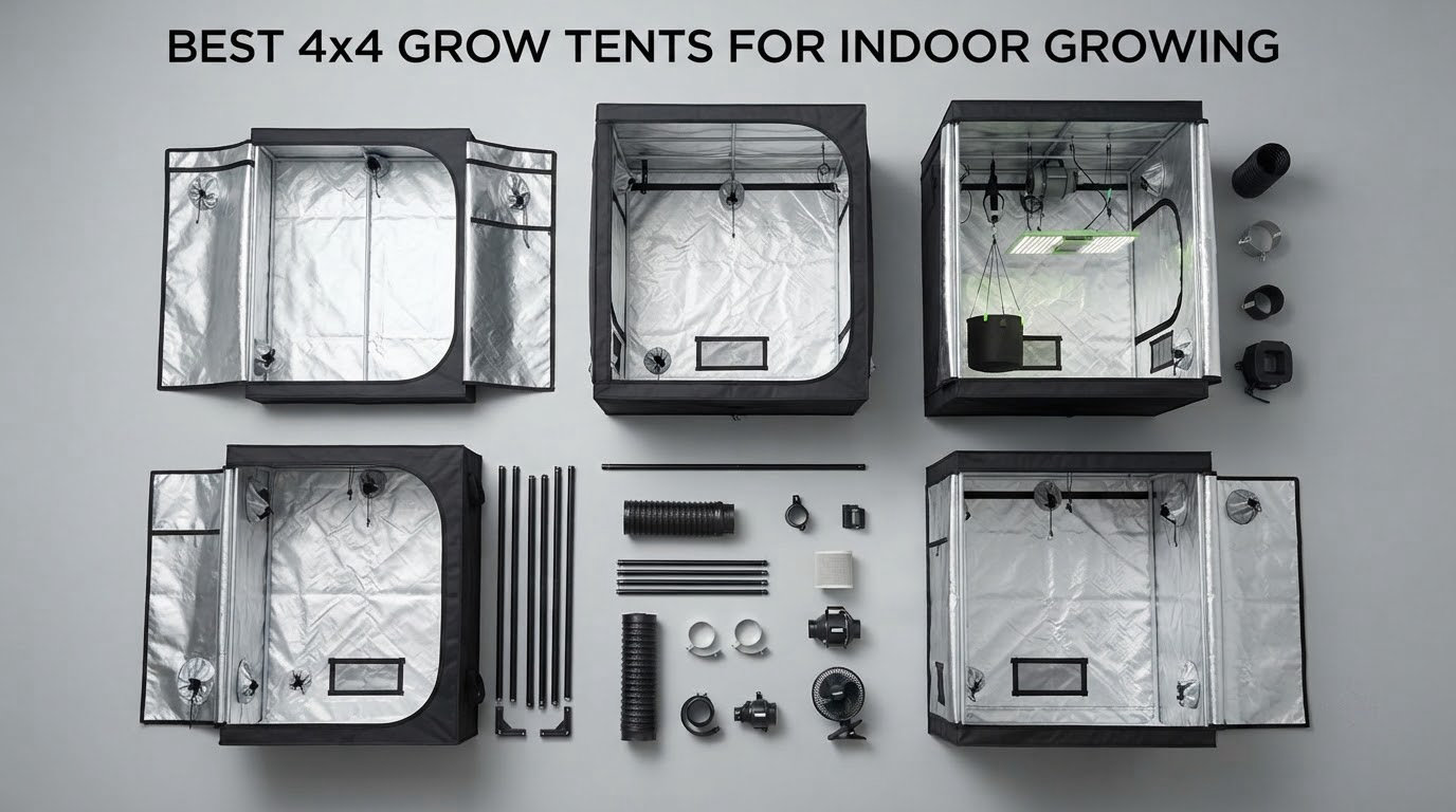 best 4x4 grow tents for indoor growing