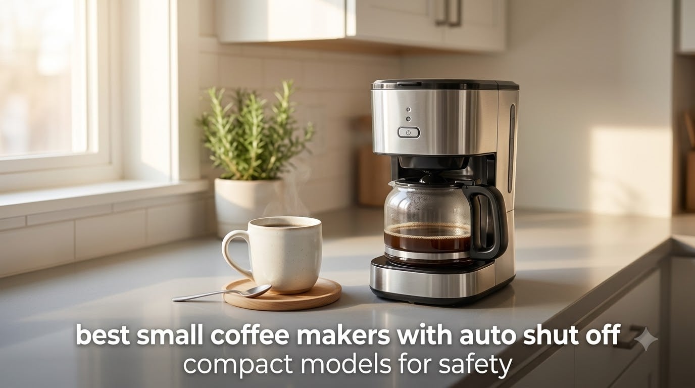 best small coffee makers with auto shut off compact models for safety