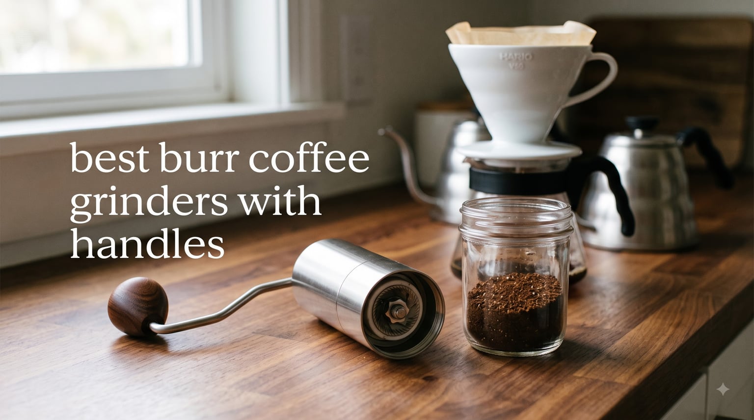 best burr coffee grinders with handles