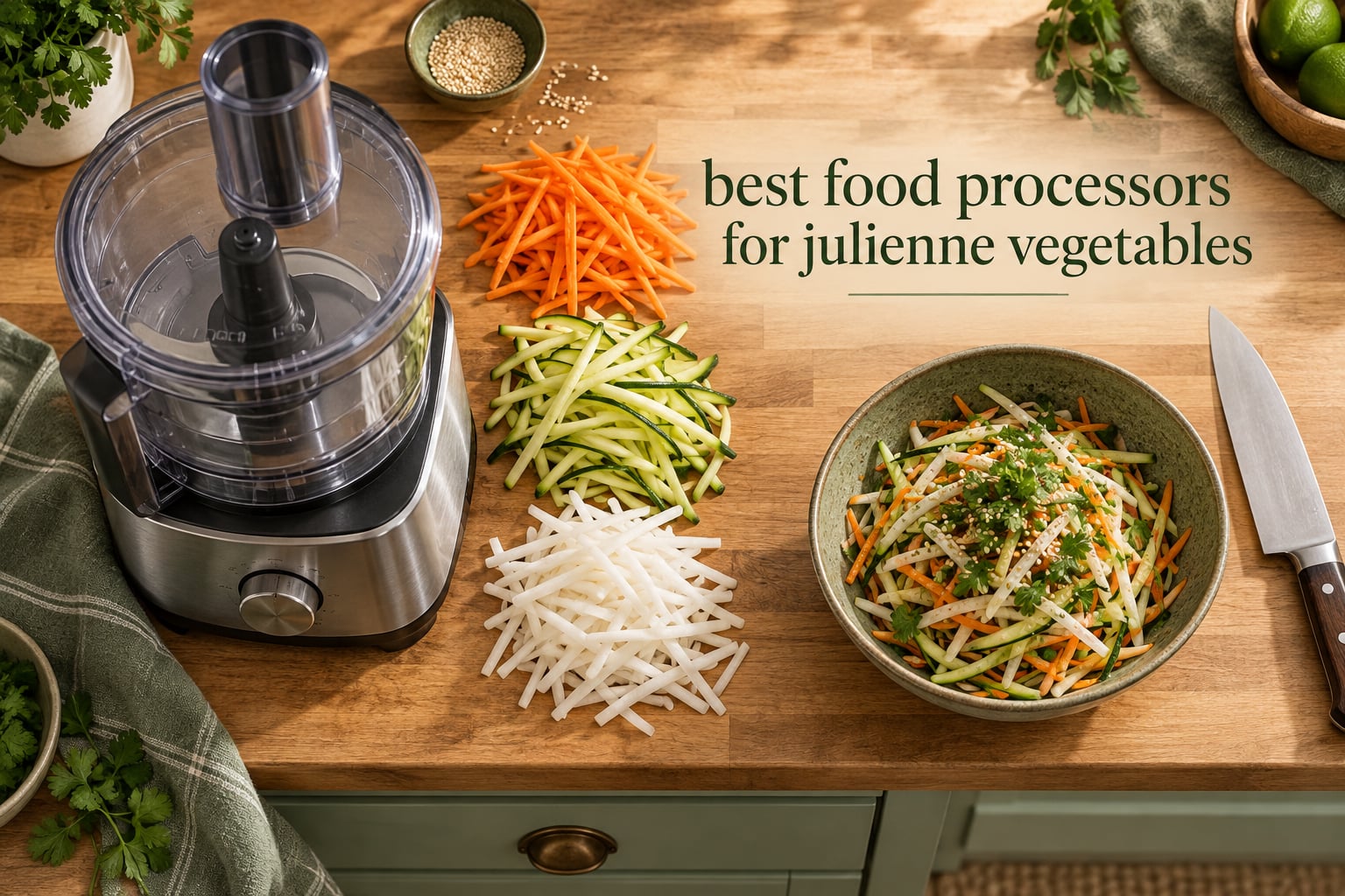 best food processors for julienne vegetables
