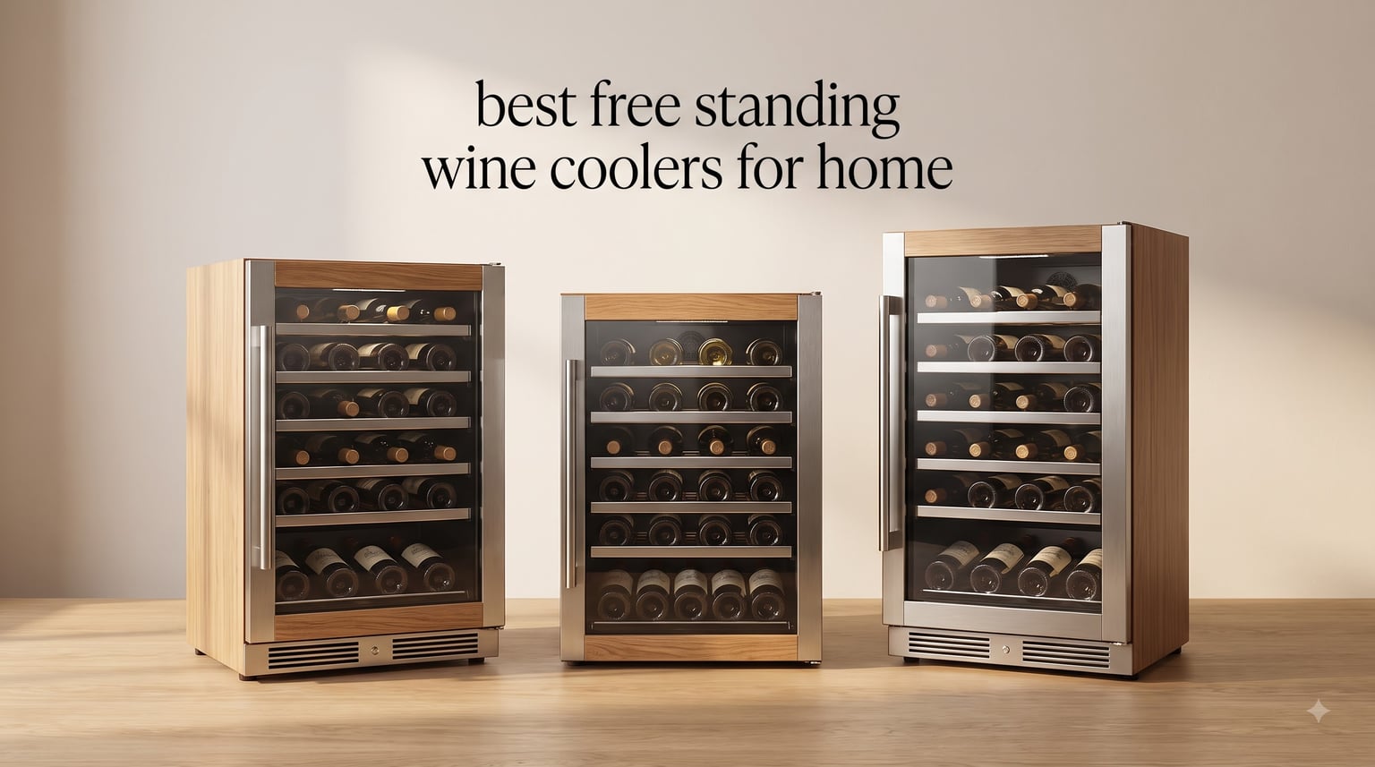 best free standing wine coolers for home