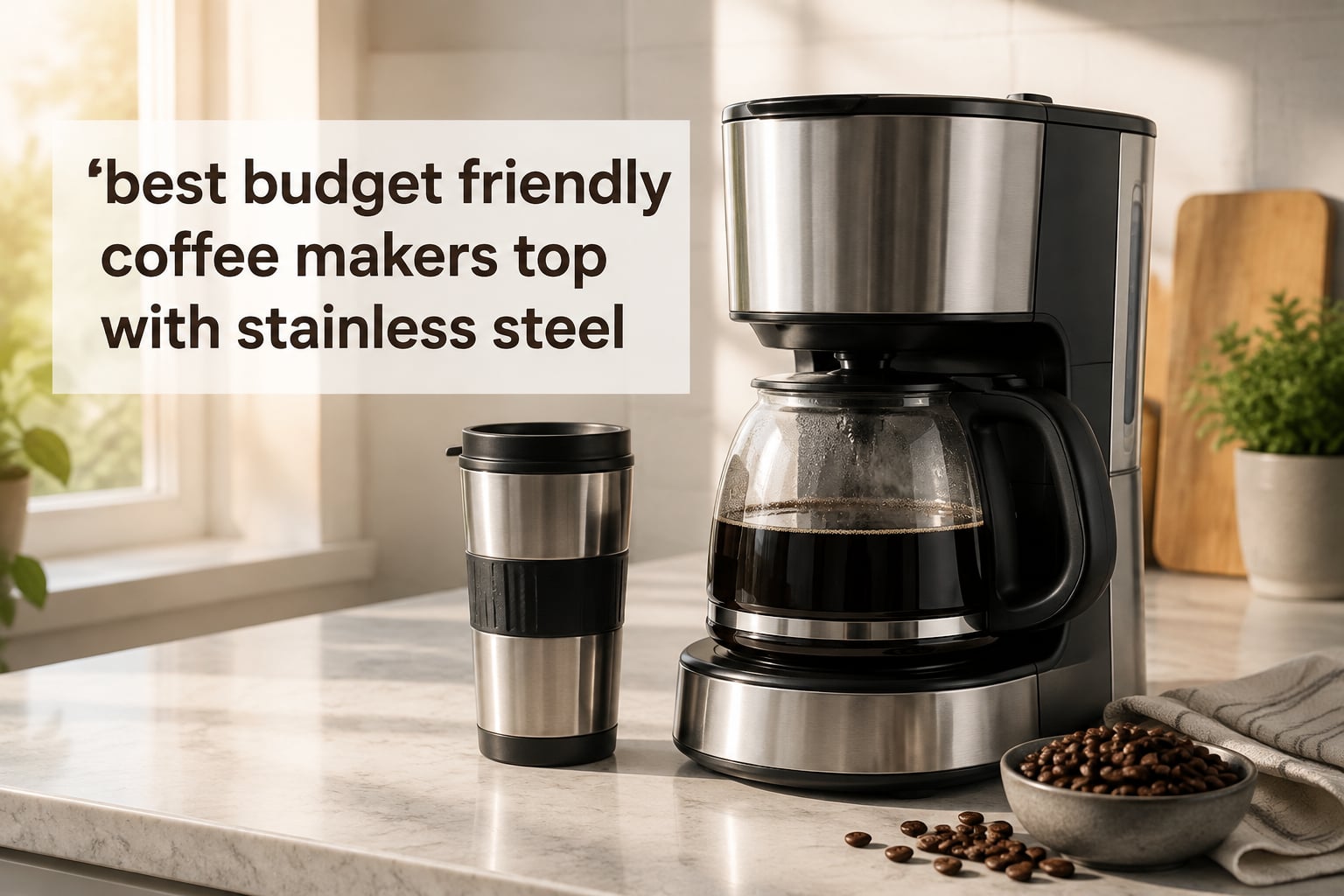 best budget friendly coffee makers top with stainless steel