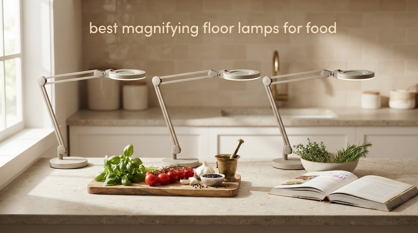 best magnifying floor lamps for food