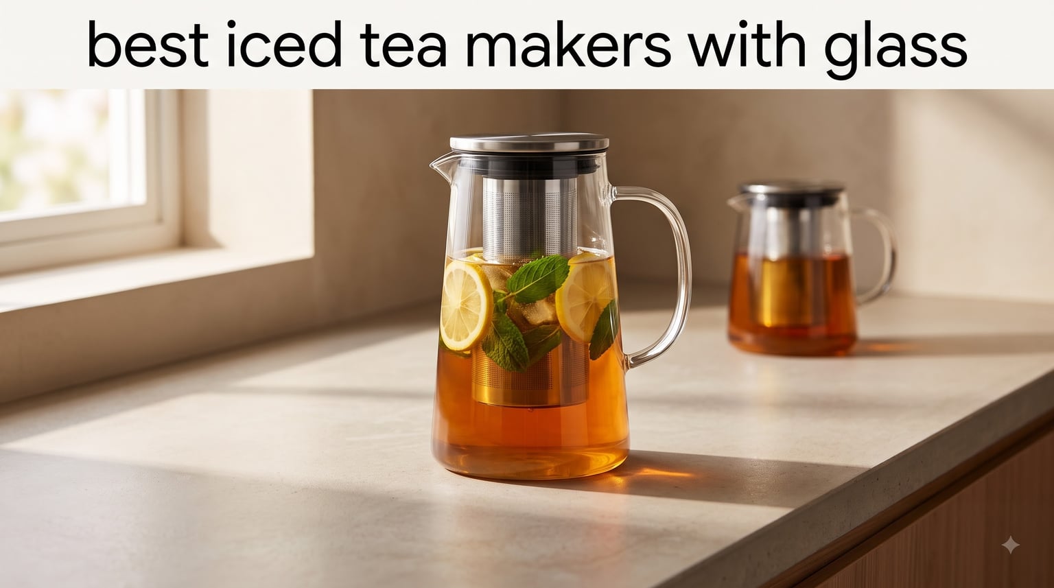 best iced tea makers with glass
