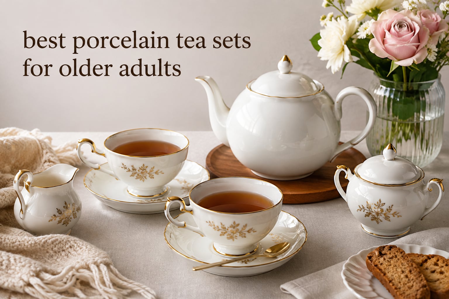 best porcelain tea sets for older adults