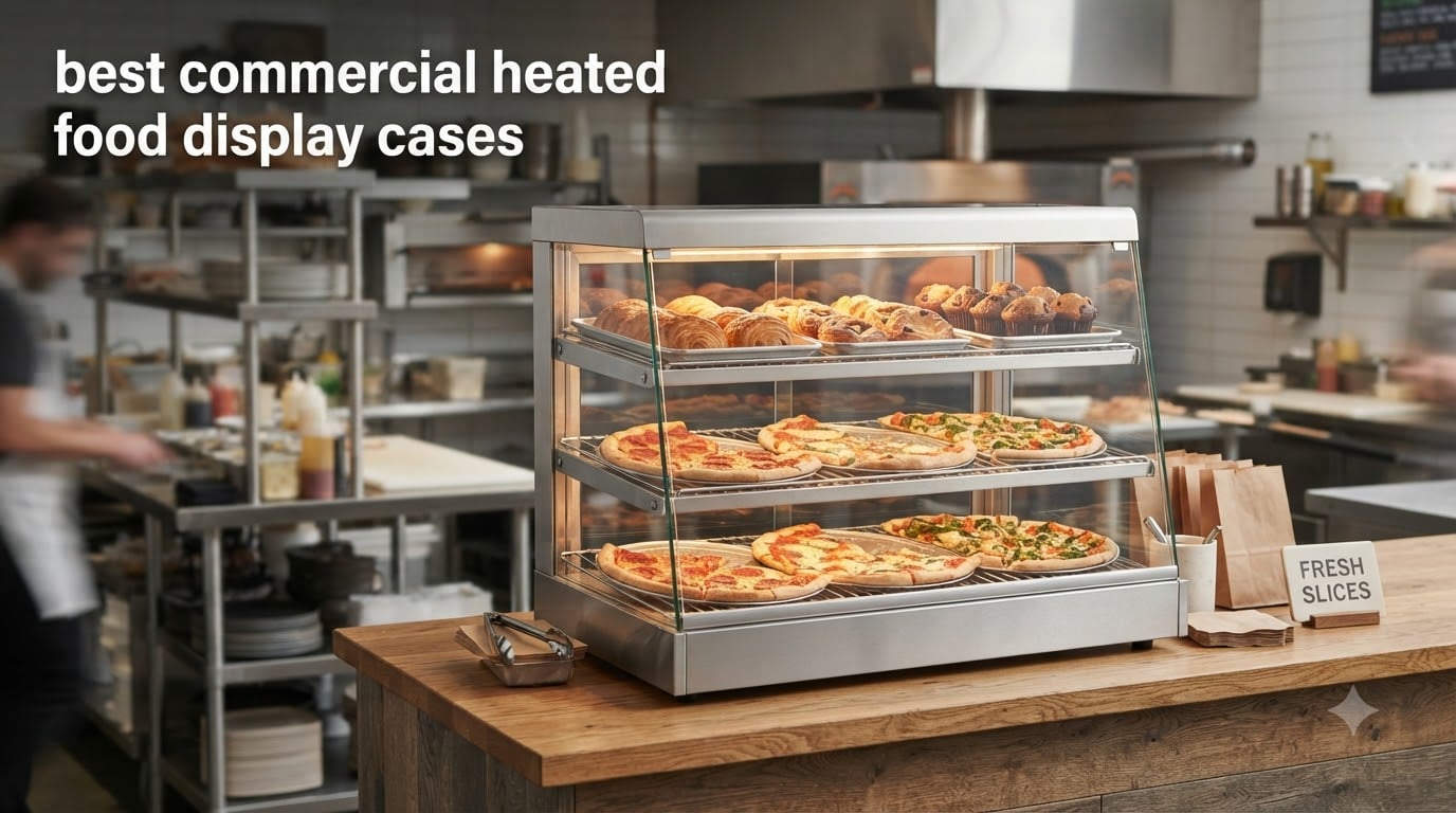 best commercial heated food display cases