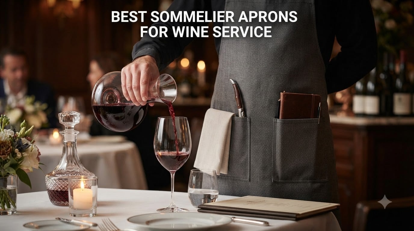 best sommelier aprons for wine service