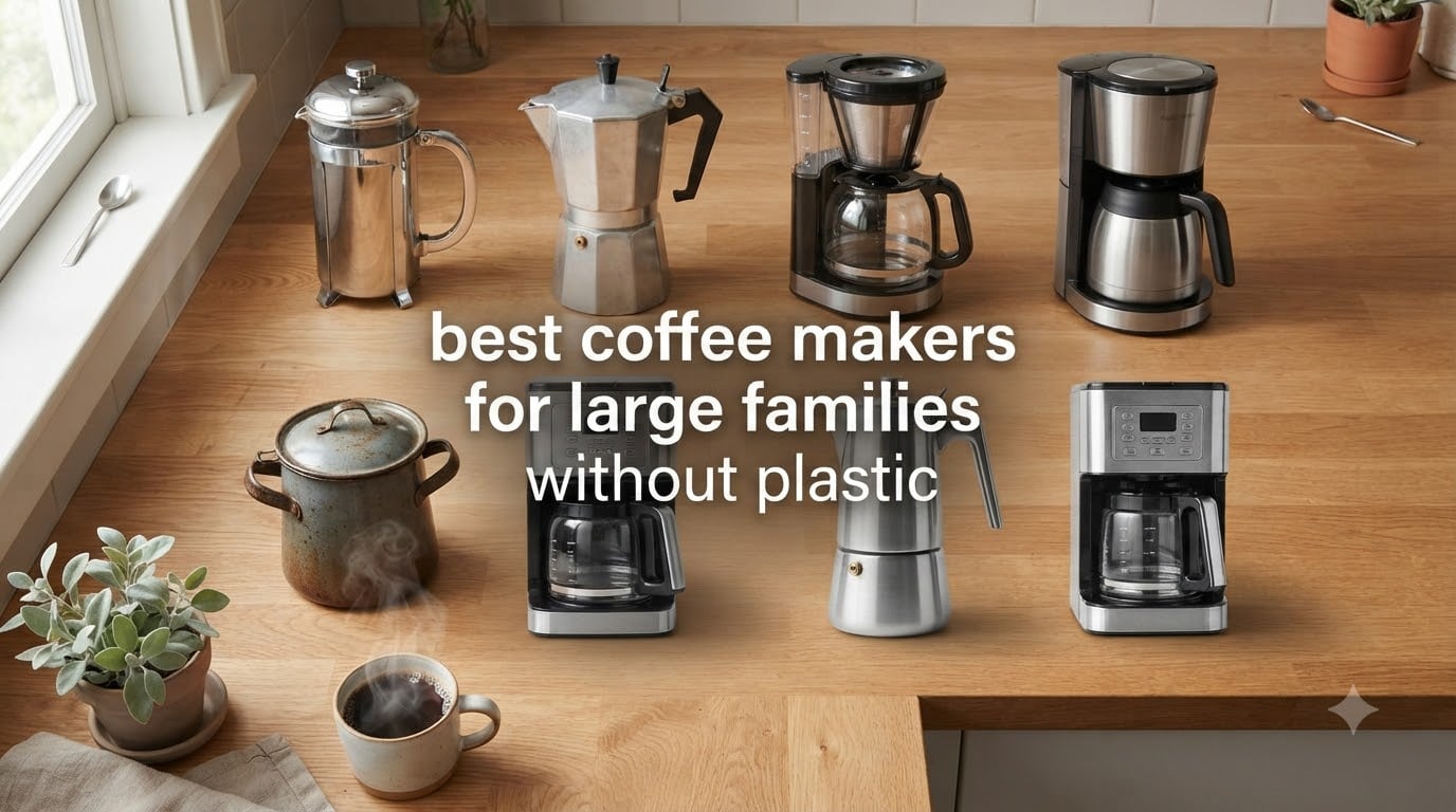 best coffee makers for large families without plastic