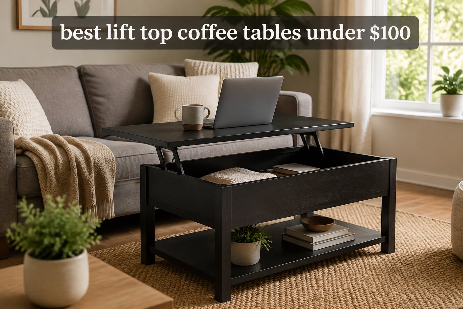 best lift top coffee tables under $100
