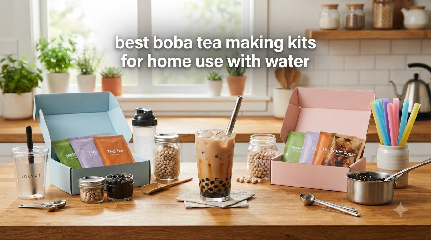 best boba tea making kits for home use with water