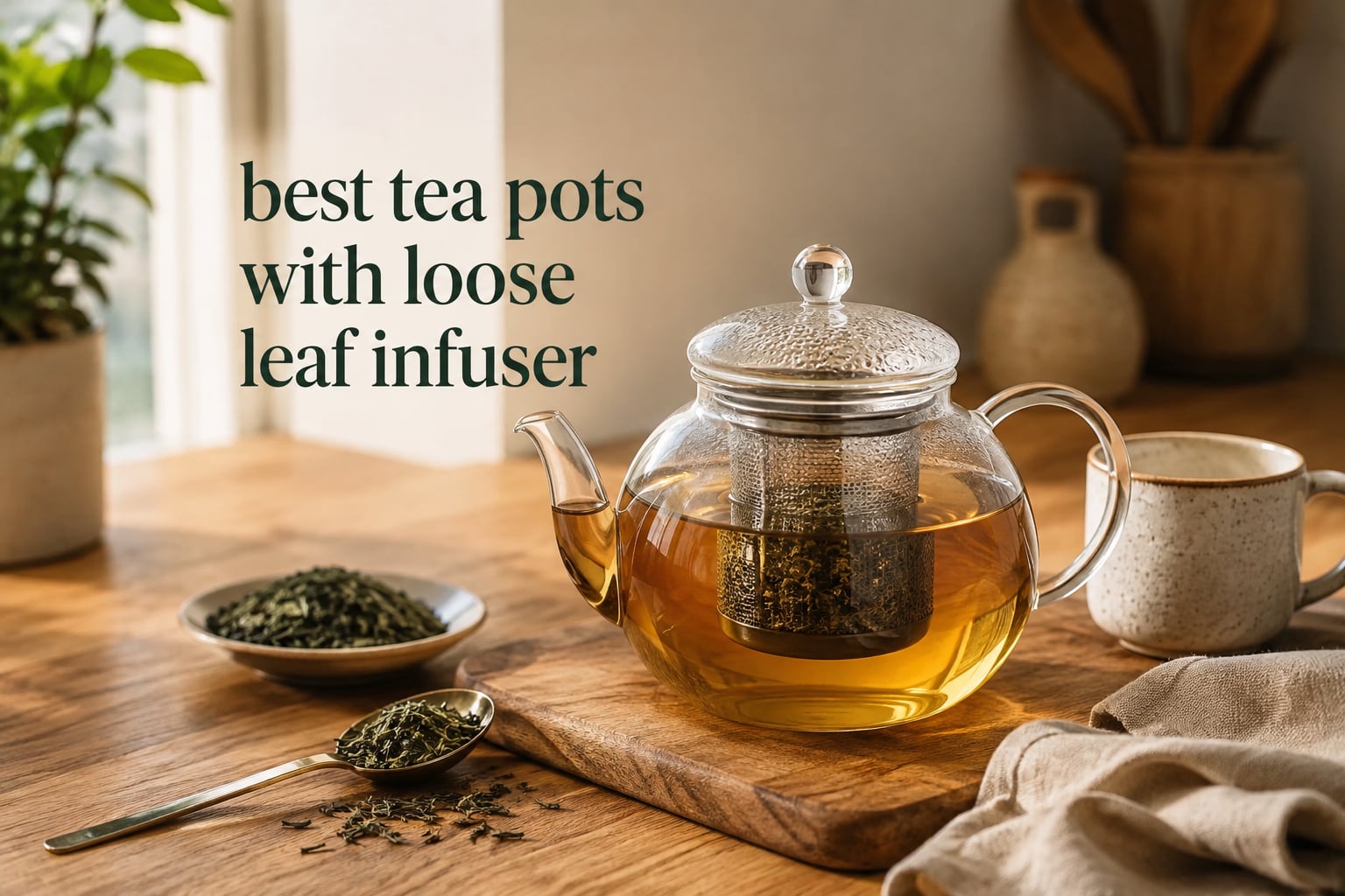 best tea pots with loose leaf infuser