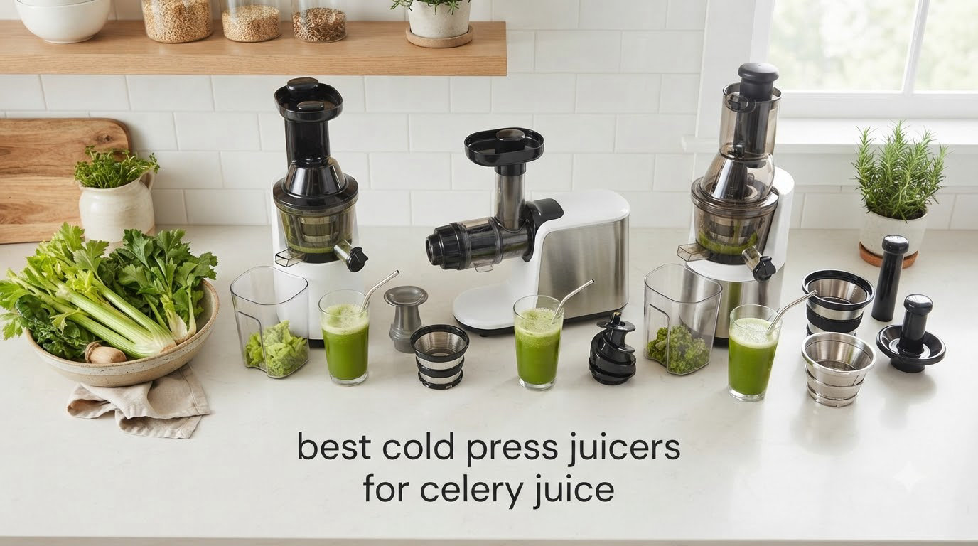 best cold press juicers for celery juice