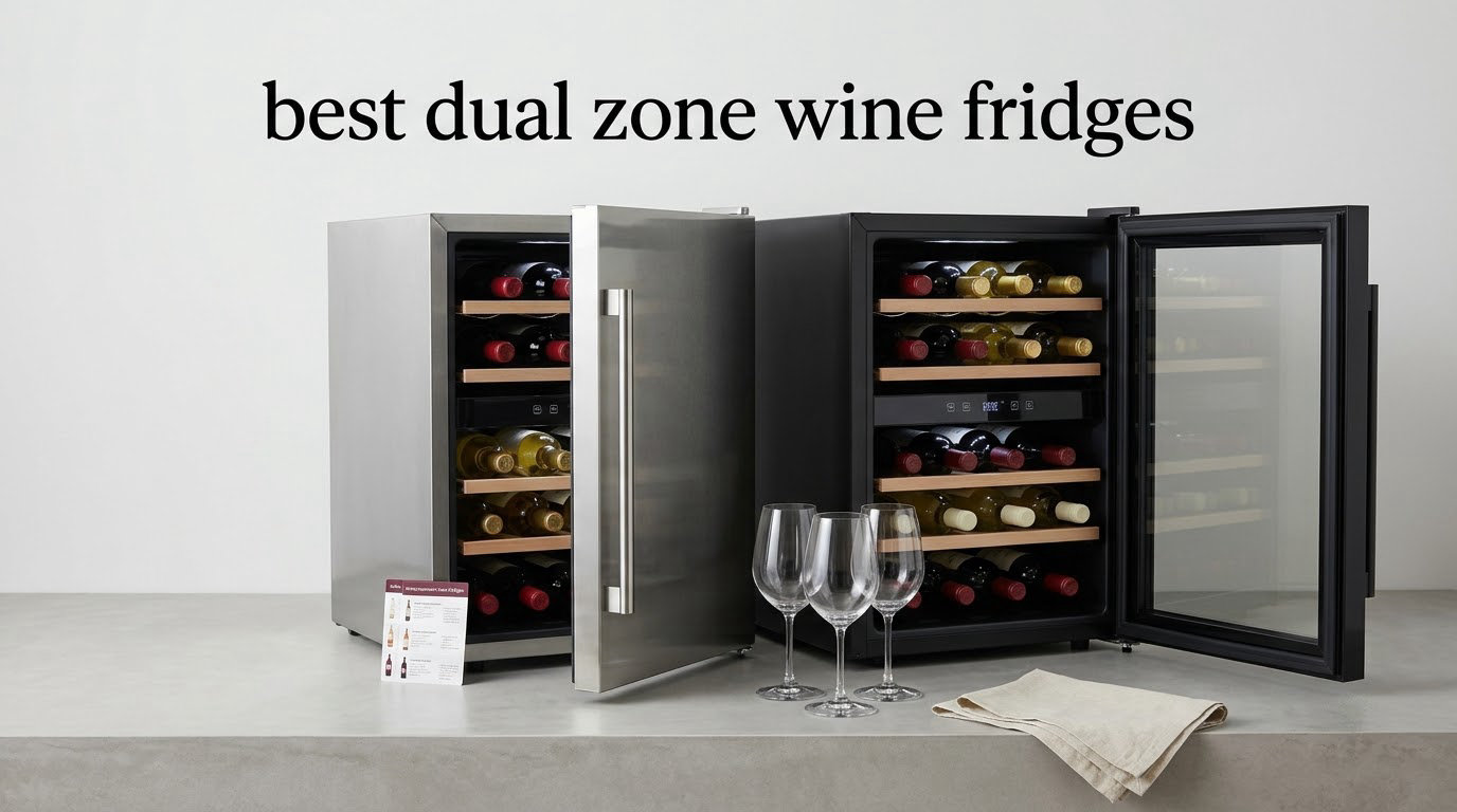 best dual zone wine fridges