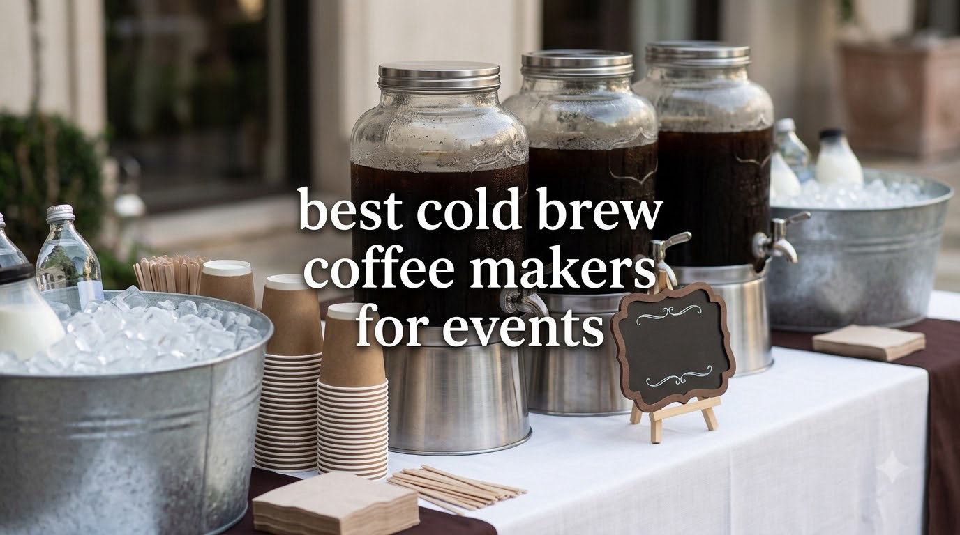 best cold brew coffee makers for events