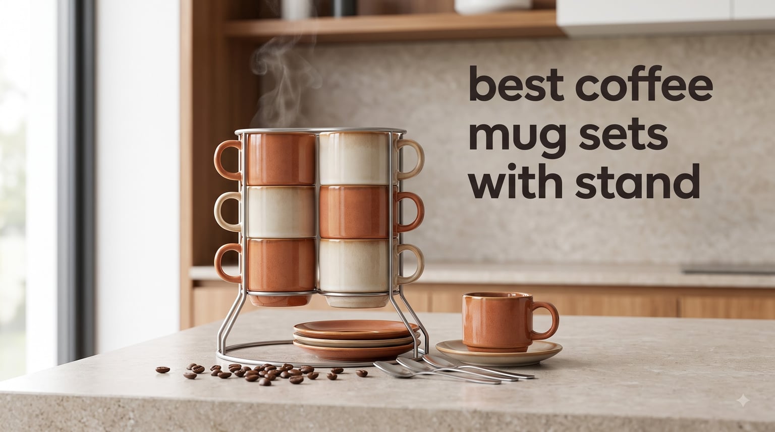 best coffee mug sets with stand