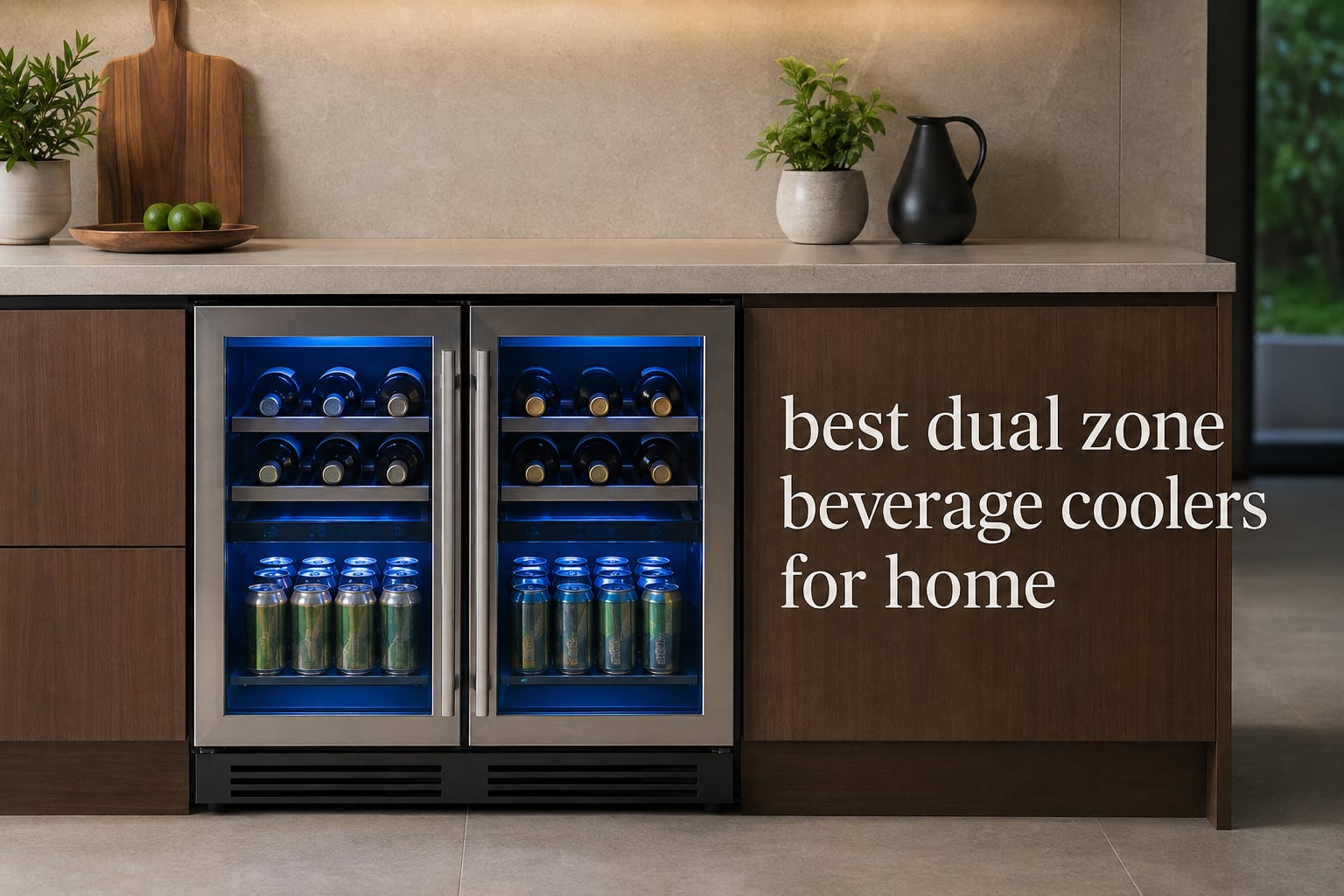 best dual zone beverage coolers for home