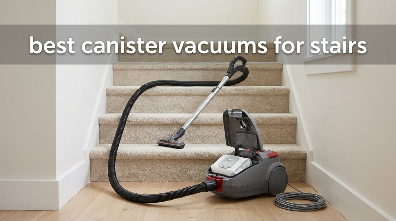 best canister vacuums for stairs