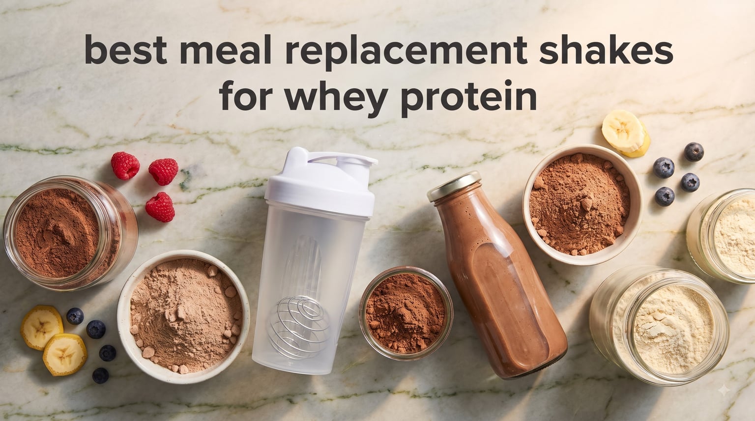 best meal replacement shakes for whey protein