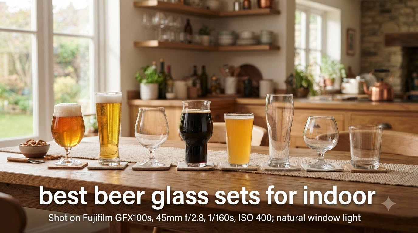 best beer glass sets for indoor