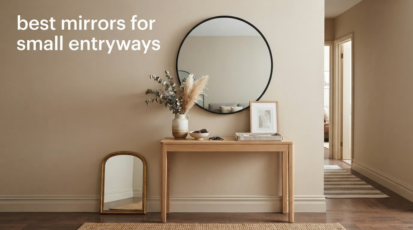 best mirrors for small entryways