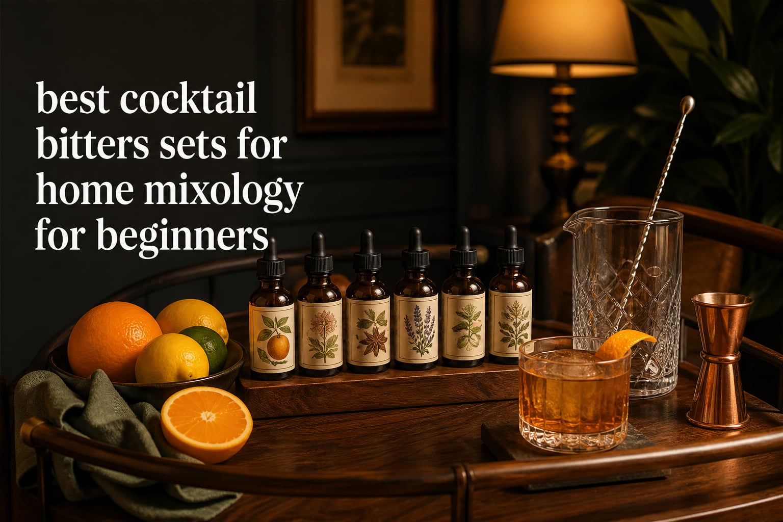best cocktail bitters sets for home mixology for beginners