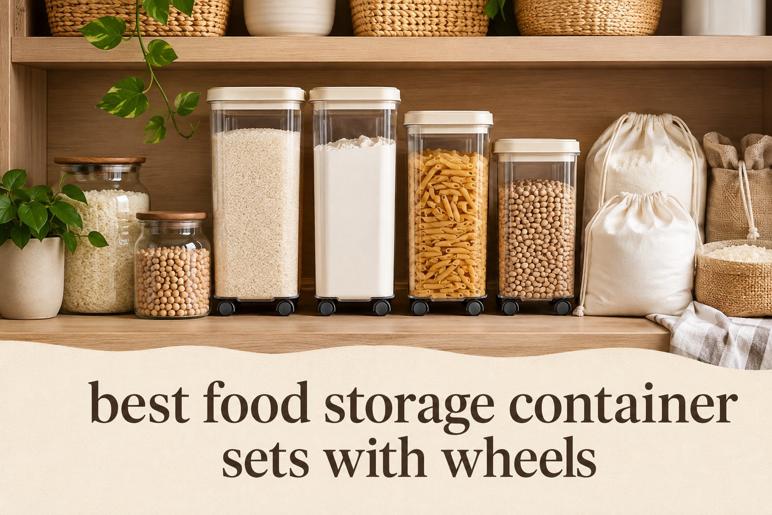 best food storage container sets with wheels