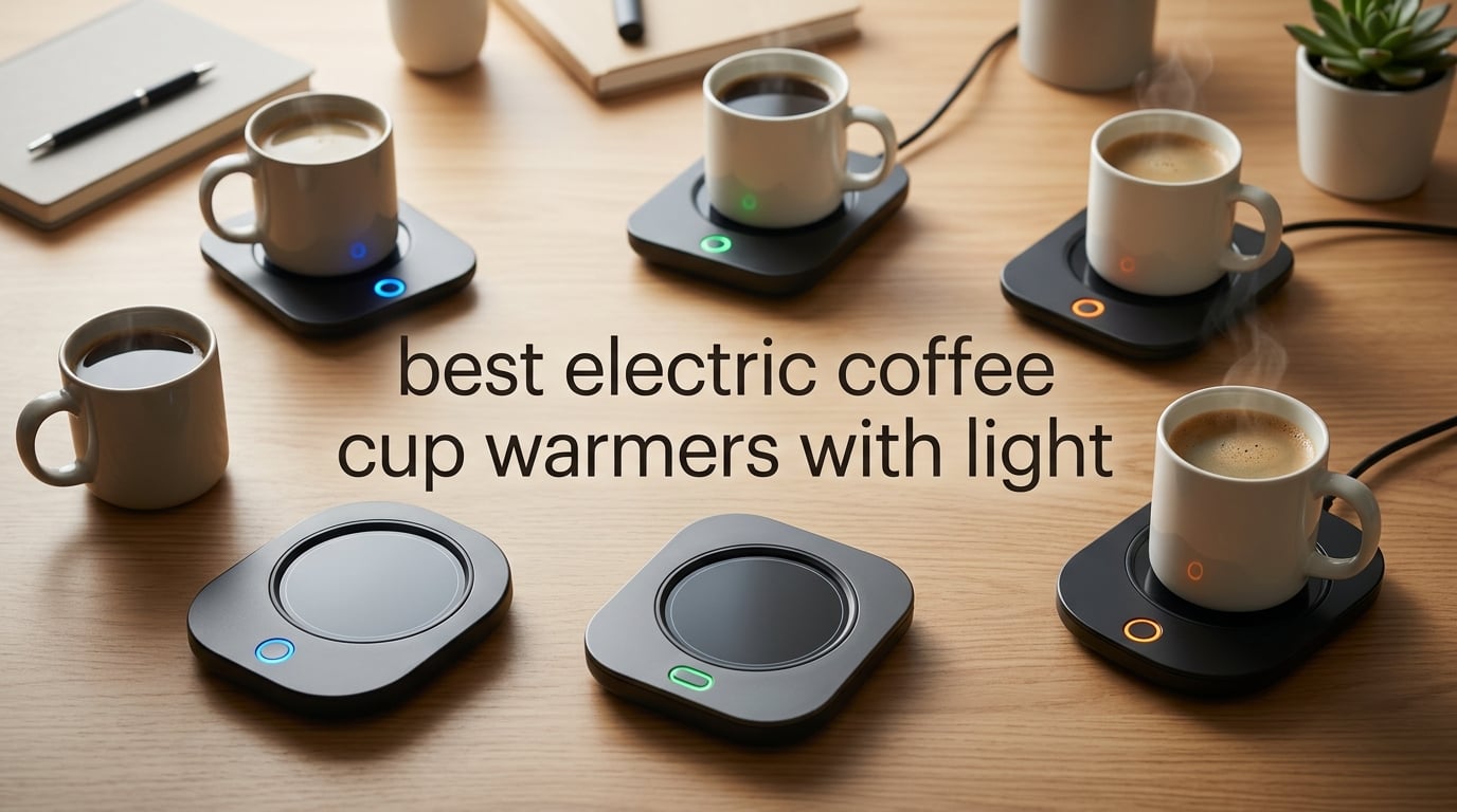 best electric coffee cup warmers with light