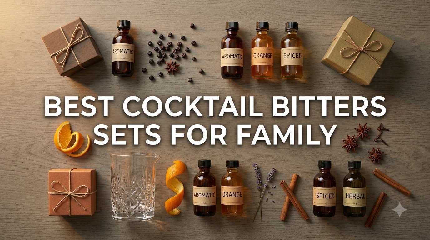 best cocktail bitters sets for family