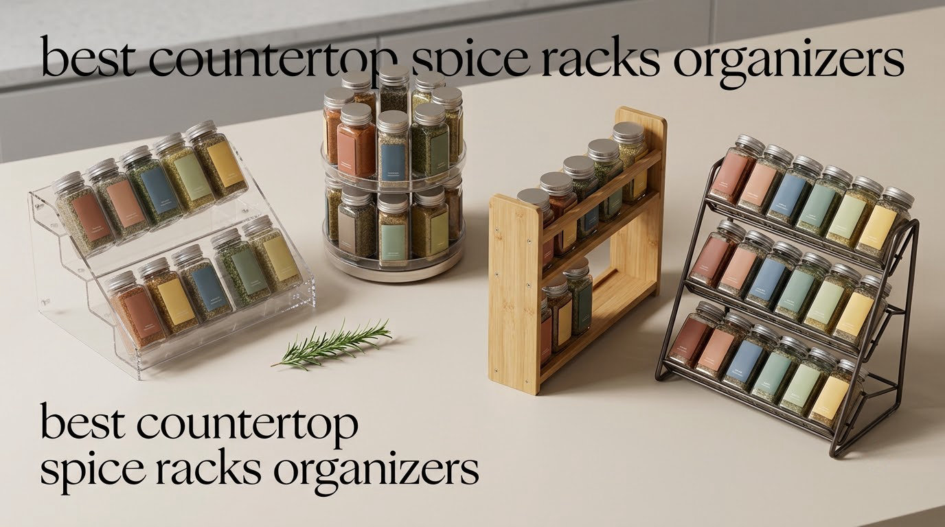 best countertop spice racks organizers
