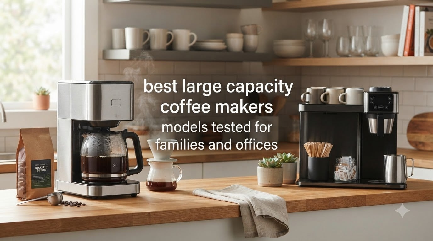 best large capacity coffee makers models tested for families and offices