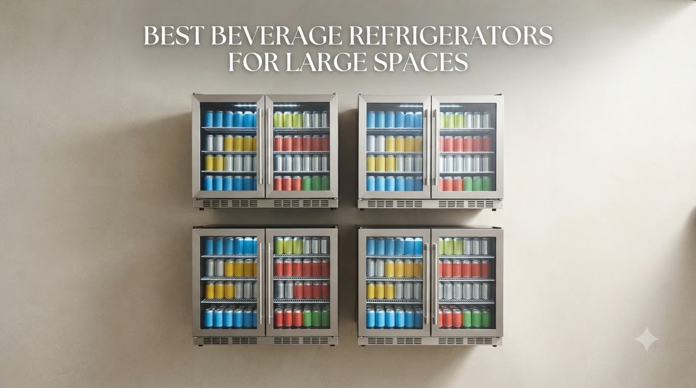 best beverage refrigerators for large spaces